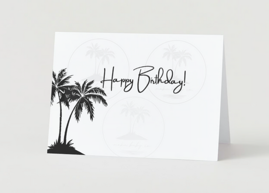 Printable Birthday Card and Envelope Template